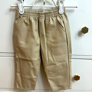 NEVER WORN faux leather pants